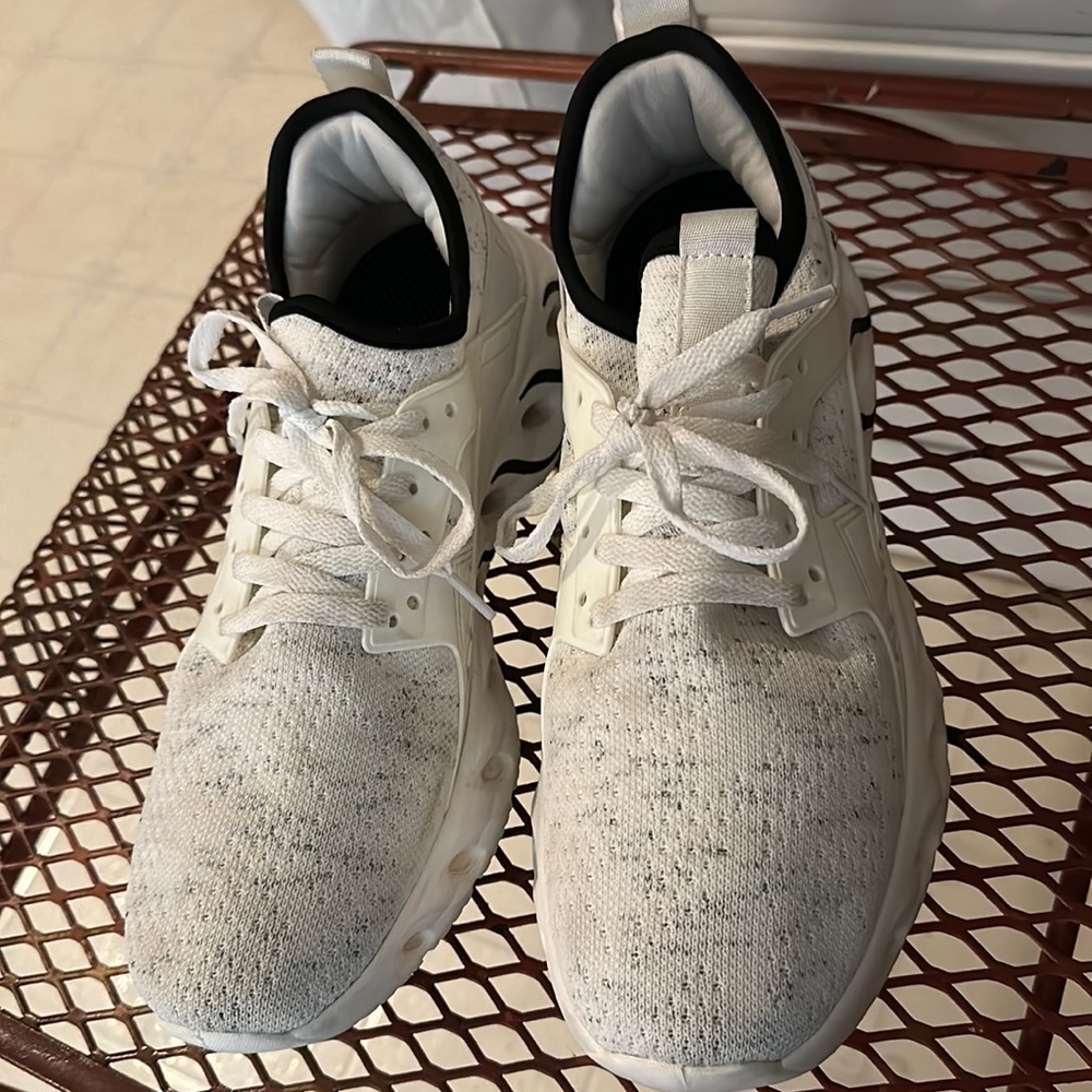 Bronax Mens White Lace Up Cushioned Insole EUR 45. US 11